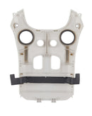 Carcasa inferior original DJI Mini 3 Pro, gris oscuro, con orificios de ventilación y montaje de batería.