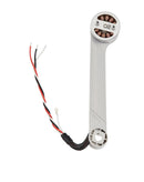 Brazo trasero derecho original para DJI Mini 4 Pro, color gris oscuro, con motor integrado y cableado.