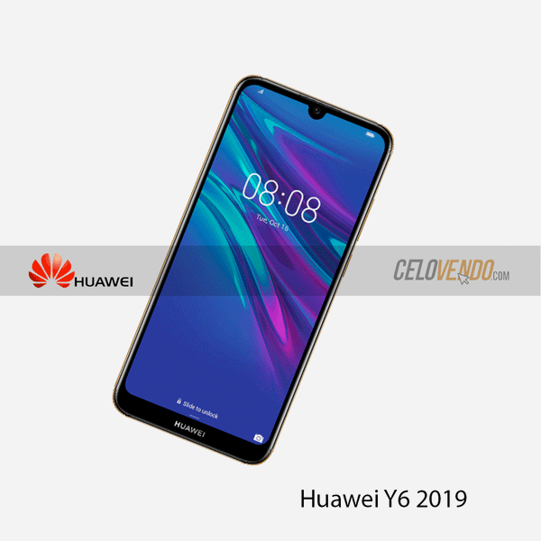 Pantalla Huawei Y6 2019 / Y6S color Negro.