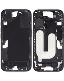 Marco intermedio con boton de captura de foto y piezas pequenas iPhone 16 (Negro) (US Version) OEM