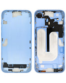Marco central con boton de captura de foto y piezas pequenas iPhone 16 Plus (International Version) (ULTRAMARINE) OEM