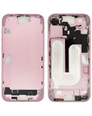 Marco central con boton de captura de foto y piezas pequenas iPhone 16 Plus (PINK)