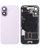Tapa trasera original con marco y cargo inalambrico NFC con cable flex y magnet MagSafe iPhone 17 (LAVENDER)