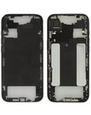 Marco intermedio para iPhone Air, color negro espacial, con piezas pequeñas, ideal para reparación y repuesto.