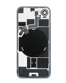 Tapa trasera rosa suave iPhone 17e con marco, flex NFC, cargador inalámbrico MagSafe y BajoPPLCD.