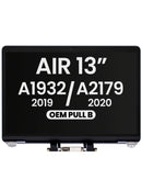 Pantalla LCD OEM MacBook Air 13" A1932/A2179 color Space Gray para reparación.