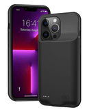 Protege y carga tu iPhone 13 Pro Max con este estuche de carga delgado de goma suave de 7000mAh en Quetzaltenango.