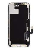 Pantalla OLED de iPhone 12 con sensor de proximidad y cable flex preinstalado.