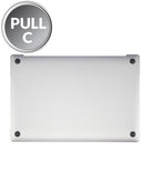 Tapa inferior plateada para MacBook Pro 13, modelos A1706 (2016-2017) y A1989 (2018-2019), ideal para reparación.