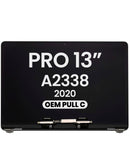 Pantalla LCD MacBook Pro 13 (A2338) Space Gray para reparación.