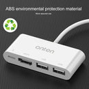Encuentra el mejor expansor USB C 4en1 Onten con HDMI, 2 puertos USB 3.0 y PD 3.0 1080P@30Hz en Xela Quetzaltenango.