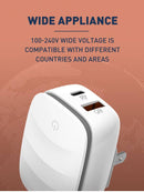 Cargador de pared LDNIO A2425C QC3.0+PD Lamp USB A+C en Xela Quetzaltenango.