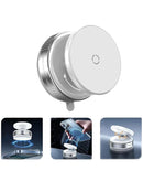 Soporte magnético blanco Ultra Vacuum para auto con ventosa, ideal para teléfonos móviles y navegación GPS.