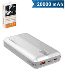Batería LDNIO PQ24 de 20000mAh y 22.5W en color blanco disponible en Quetzaltenango.