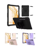 Funda protectora con diseño de soporte mariposa para tablets Samsung en Quetzaltenango.