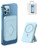 Power Bank MagSafe plegable magnético (SKY BLUE) de 15W inalámbrico / 20W PD, ideal para cargar tus dispositivos en Quetzaltenango.