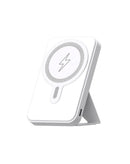 Power Bank magnético plegable MagSafe blanco de 15W inalámbrico y 20W PD ubicado en Quetzaltenango, Xela.
