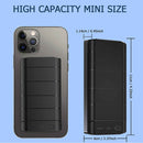Power bank magnético inalámbrico Msafe A48 negro de 6000 mAh, cargador portátil para celulares.