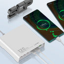 Estación de carga LDNIO Q605 de 120W, con múltiples puertos USB-C y USB-A, ideal para cargar varios dispositivos simultáneamente.
