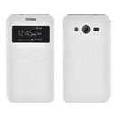 Estuche Samsung Core 2 con vidrio Blanco