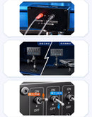 Concentrador USB QianLi HAC6 con 6 interruptores individuales, dock de energía para diagnóstico y reparación de placas base de celular.