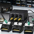 Adaptador QianLi H3T de triple canal para estación de soldadura, compatible con SlowBack y garantía extendida.
