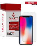Protector de vidrio templado Quartz transparente para iPhone X/XS/11 Pro en pack de 50 unidades en Quetzaltenango.
