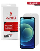 Vidrio templado mate QUARTZ para iPhone 12/12 Pro, protector de pantalla antihuellas y antirreflejos.