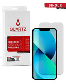 Cristal templado mate QUARTZ para iPhone 13 Mini, protector de pantalla antihuellas y antirreflejos.