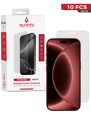 Tapa trasera QUARTZ mate para iPhone 18 Pro Max, vidrio templado de repuesto, color