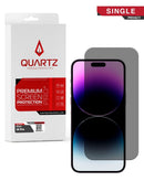 Protege la privacidad de tu iPhone 14 Pro con vidrio templado Privacy QUARTZ en Xela Quetzaltenango.