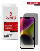 Protégete de miradas no deseadas con el vidrio templado privacy QUARTZ para iPhone 15 / 15 Pro en Quetzaltenango.