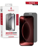 Vidrio templado de privacidad QUARTZ para iPhone 18 Pro Max, protector de pantalla anti-espía, accesorio iPhone.
