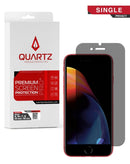 Protector de vidrio templado privacy QUARTZ para iPhone SE en Xela Quetzaltenango.