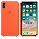 Estuche de Silicon Color Naranja | iPhone X