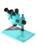 Microscopio stereo trinocular sincrónico con zoom 6.5-65X ideal para laboratorios y estudios en Quetzaltenango.