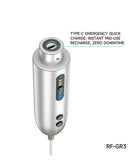 Removedora de pegamento RF4 GR3S con base de carga, compacta, para LCD y reparaciones electrónicas.