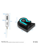 Removedora de pegamento RF4 GR3S con base de carga, compacta, para LCD y reparaciones electrónicas.