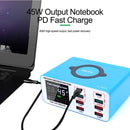 Cargador 8 puerto digital multifuncional RELIFE RL-304S en Quetzaltenango, ideal para cargar varios dispositivos a la vez.