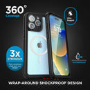 Encuentra tapas traseras hibridas waterproof Magsafe MFS Series para iPhone 16 Pro en Quetzaltenango.