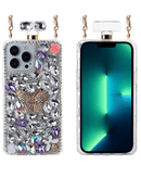 Estuche de botella de perfume con piedras grandes para iPhone 13 Pro en Xela Quetzaltenango.