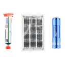 Kit de máscara para soldar Mechanic con lámpara UV y protectores