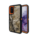 Funda heavy duty naranja camuflaje para Samsung Galaxy S20 Ultra, protección robusta SlowBack.