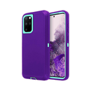 Protege tu Galaxy S20 Ultra con una funda heavy duty en colores morado y turquesa en Quetzaltenango.