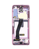 Pantalla OLED con marco para Samsung Galaxy S20 en color Cloud Pink en Quetzaltenango.