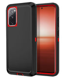 Protege tu Samsung Galaxy S20 FE con este robusto case Heavy Duty en color negro y rojo en Xela Quetzaltenango.