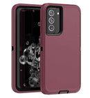 Protege tu Galaxy S20 FE con nuestra resistente funda heavy duty en color maroon & black en Xela.