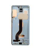 Pantalla OLED con marco para Samsung Galaxy S20 Plus 5G en color Cloud Blue en Quetzaltenango.
