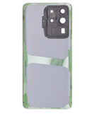 Tapa trasera Cosmic Gray original para Samsung Galaxy S20 Ultra con lente de cámara.