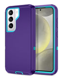 Protege tu Galaxy S21 con una funda heavy duty en color púrpura y turquesa en Quetzaltenango.